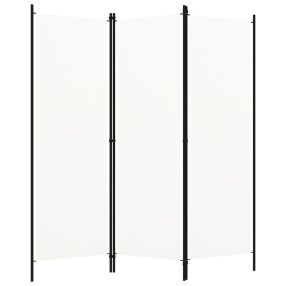 fehér 3 paneles paraván 150 x 180 cm