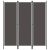 antracitszürke 3 paneles paraván 150 x 180 cm