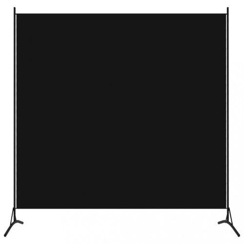 Fekete 1 paneles paraván 175 x 180 cm