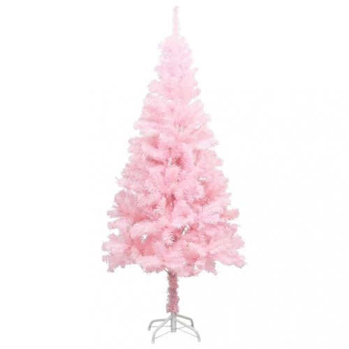 vidaXL rózsaszín PVC műkarácsonyfa állvánnyal 180 cm