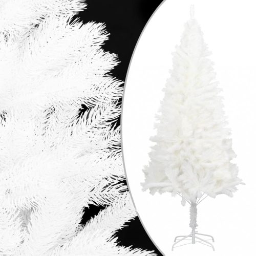 vidaXL fehér műkarácsonyfa élethű tűlevelekkel 120 cm 
