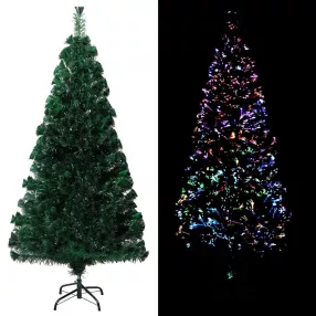 Zöld száloptikás műkarácsonyfa állvánnyal 150 cm