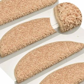   15 db aranyszínű, félkör alakú lépcsőszőnyeg 65 x 21 x 4 cm, nagy