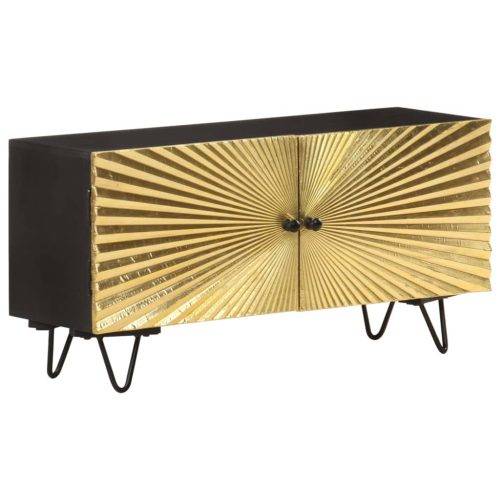 tömör mangófa TV-szekrény 90 x 30 x 45 cm