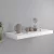 fehér MDF lebegő fali polc 60 x 23,5 x 3,8 cm