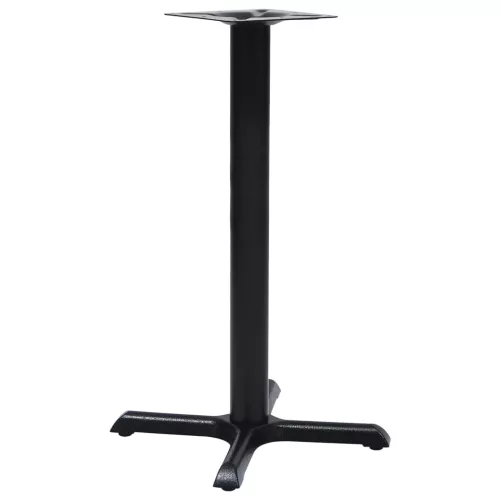 fekete öntöttvas bisztróasztalláb 56x56x72 cm