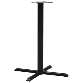 fekete öntöttvas bisztróasztalláb 76 x 76 x 107 cm