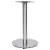 ezüstszínű rozsdamentes acél bisztróasztalláb Ø45x72 cm