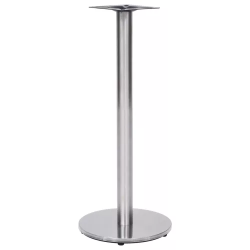 ezüstszínű rozsdamentes acél bisztróasztalláb Ø45 x 107 cm