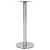 ezüstszínű rozsdamentes acél bisztróasztalláb Ø45 x 107 cm