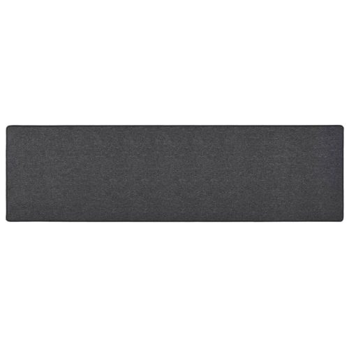 antracitszürke futószőnyeg 50 x 200 cm