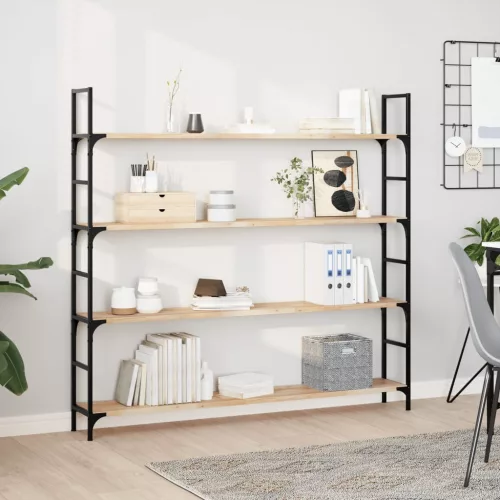 3 db kezeletlen tömör akácfa függőpolc 160 x 20 x 2 cm