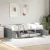betonszürke kanapéágy fiókkal matrac nélkül 75x190 cm