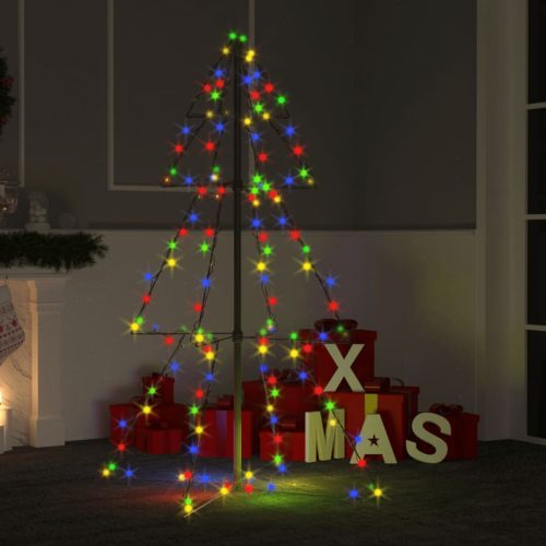 160 LED-es beltéri/kültéri kúp alakú karácsonyfa 78 x 120 cm