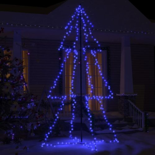  300 LED-es beltéri/kültéri kúp alakú karácsonyfa 120 x 220 cm