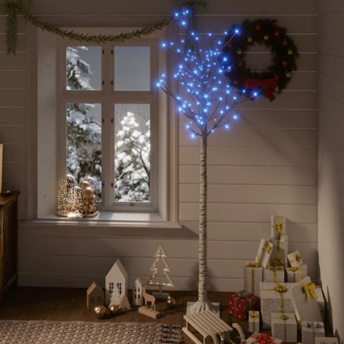 180 LED-es beltéri/kültéri kék fűz karácsonyfa 1,8 m