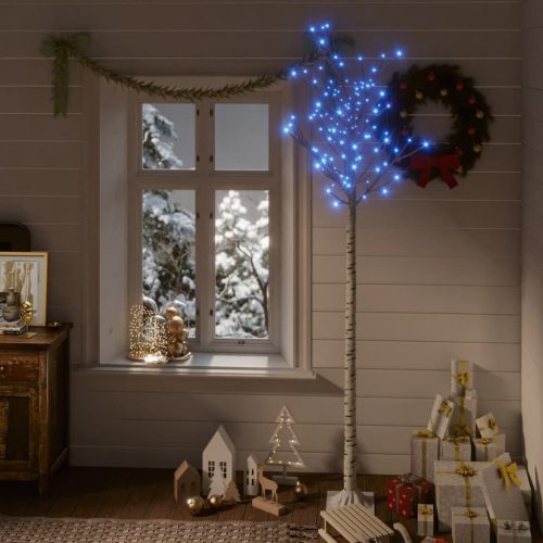  bel- és kültéri fűzfa karácsonyfa 200 kék fényű LED-del 2,2 m