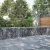 horganyzott vas gabion kosár fedéllel 300 x 50 x 50 cm