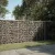 horganyzott vas gabion kosár fedéllel 200 x 50 x 100 cm