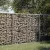 horganyzott vas gabion kosár fedéllel 100 x 100 x 100 cm