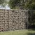 horganyzott vas gabion kosár fedéllel 150 x 100 x 100 cm