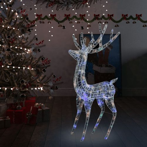  XXL színes akril karácsonyi rénszarvas 250 LED-del 180 cm