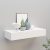 fehér MDF falra szerelhető fiókos polc 60 x 23,5 x 10 cm