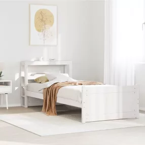   vidaXL fehér ágykeret fejtámlával matrac nélkül 90x190 cm