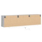 szürke sonoma színű fali TV-szekrény LED-del 180 x 31 x 45 cm