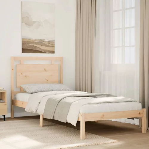 tömör fa extra hosszú ágykeret matrac nélkül 100 x 210 cm