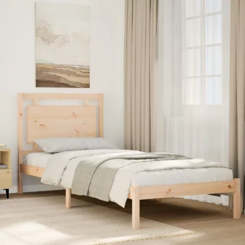 tömör fa extra hosszú ágykeret matrac nélkül 100 x 220 cm