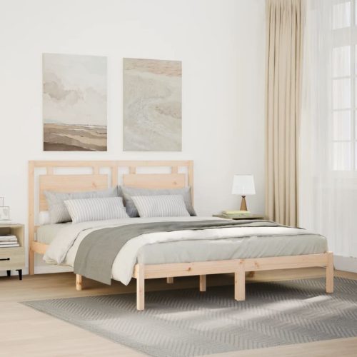 tömör fa extra hosszú ágykeret matrac nélkül 140 x 220 cm