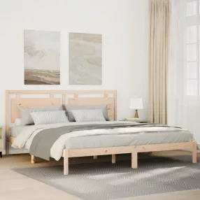   tömör fa extra hosszú ágykeret matrac nélkül 200 x 220 cm