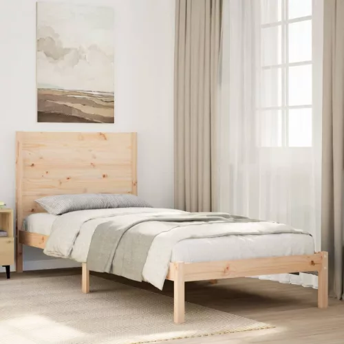 tömör fa extra hosszú ágykeret matrac nélkül 90 x 210 cm