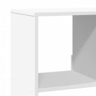 fehér szerelt fa térelválasztó 100 x 33 x 125,5 cm