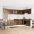 Konyhaszekrény Kalmar 2 pcs Barna 80 x 46 x 81.5 cm Faanyag