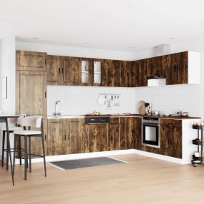   Mosogatószekrény ajtóval Porto Barna 80 x 46 x 81,5 cm Faanyag