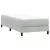 világosszürke bársony rugós ágy matrac nélkül 90x210 cm