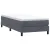 sötétszürke bársony rugós ágy matrac nélkül 90x210 cm