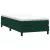 vidaXL sötétzöld bársony rugós ágy matrac nélkül 90x210 cm