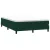 vidaXL sötétzöld bársony rugós ágy matrac nélkül 160x210 cm