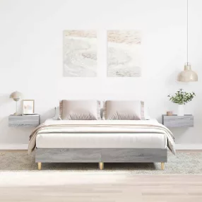   sonoma tölgyszínű szerelt fa ágykeret matrac nélkül 140x200 cm