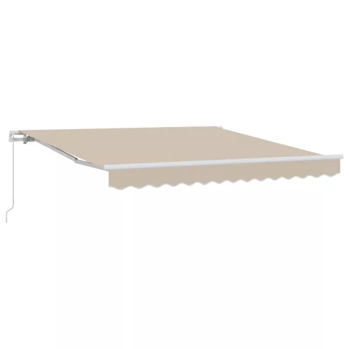 vidaXL Napernyő Bézs 300 x 250 x 165 cm Poliészter