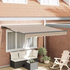 Behúzható napellenző Bézs 300x250 cm szövet