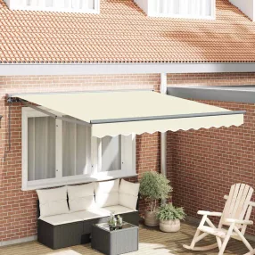 Behúzható napellenző Krém 350x250 cm szövet