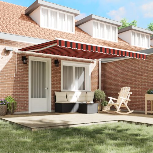 Automatikus Behúzható Napernyő Antracit 350x250 cm