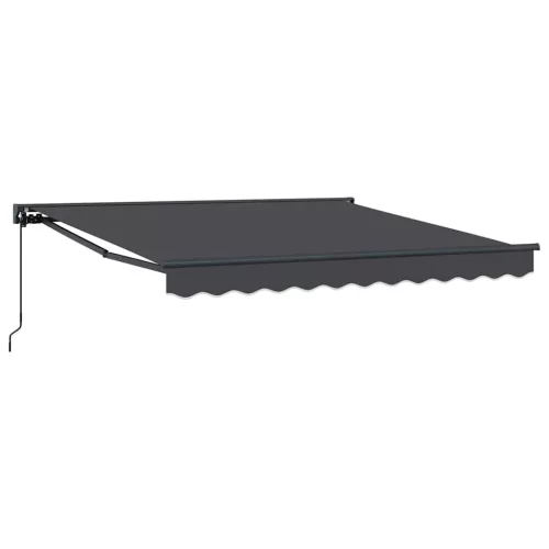 Behúzható napellenző Antracit 350x250 cm szövet