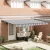 vidaXL Napernyő keret Antracit és Fehér 450 × 300 cm