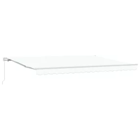   vidaXL Napernyő Fehér 450 x 300 x 165 cm Poliészter és fém