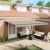 vidaXL Napernyő Anyag tartalmaz Bézs 500 × 300 cm Poliészter